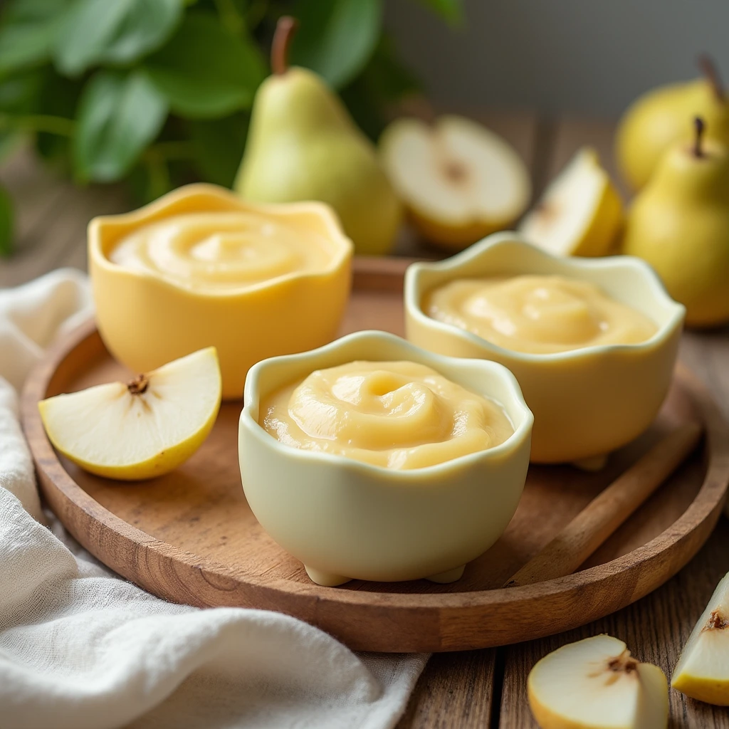 pear puree for a baby